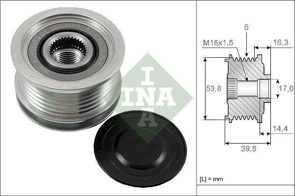 WILMINK GROUP Механизм свободного хода генератора WG1253744